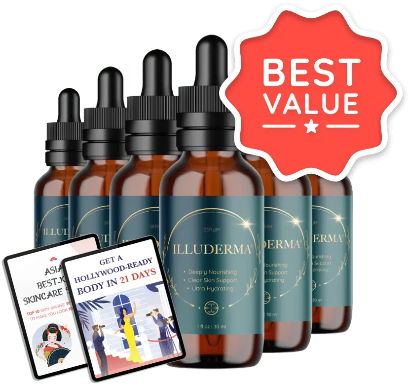 illuderma maximum discounted 6 bottles pack